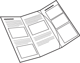 Brochures and Flyers outline