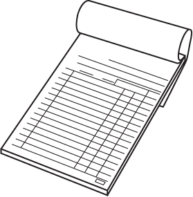 Carbonless Copy Book outline
