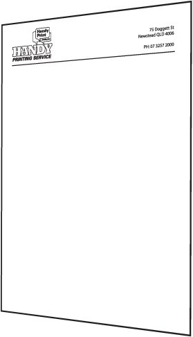 Letterhead outline